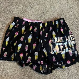 RARE victoria secret PINK ice cream sleep shorts